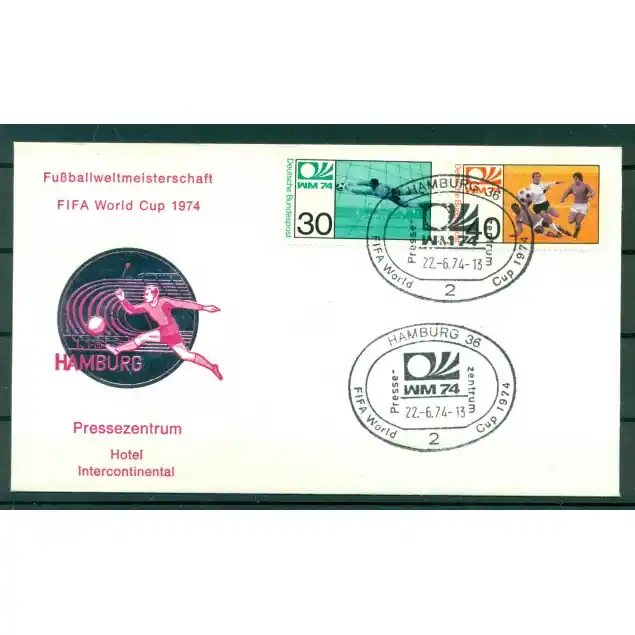 Allemagne  1974 - Y & T n.657/58 - Coupe du monde de football Exclusif