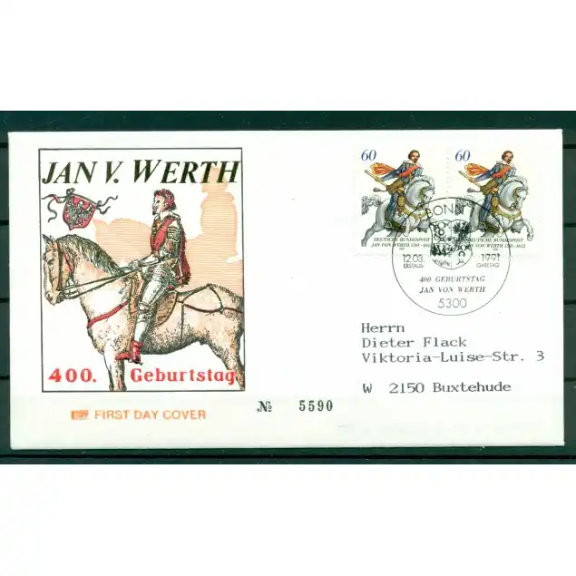 Populaire Allemagne 1991 - Y & T n.1336 - Jan von Werth