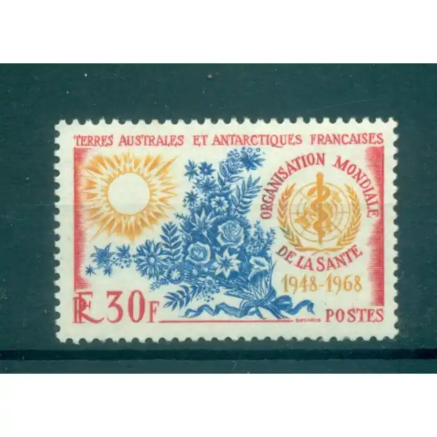 Paiement Sécurisé T.A.A.F. 1968 - Y & T n. 26 - "OMS" (Michel n.44)