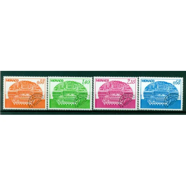 Prix Cassé Monaco 1979 - Y & T  n. 62/65 Préoblitérés - Centre de congrès