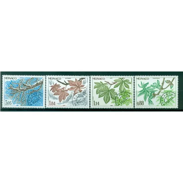 Monaco 1981 - Y & T  n. 70/73 Préoblitérés - Marronnier Petit Prix