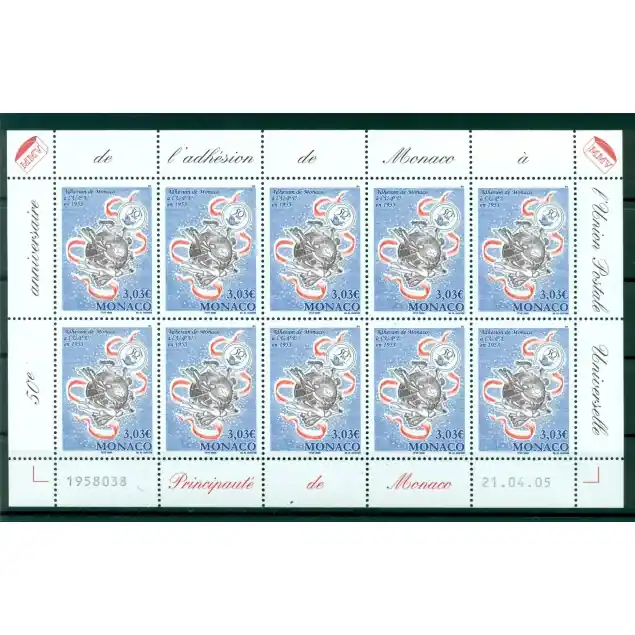 Haute Qualité Monaco 2005 - Y & T n. 2498 - Union Postale Universelle