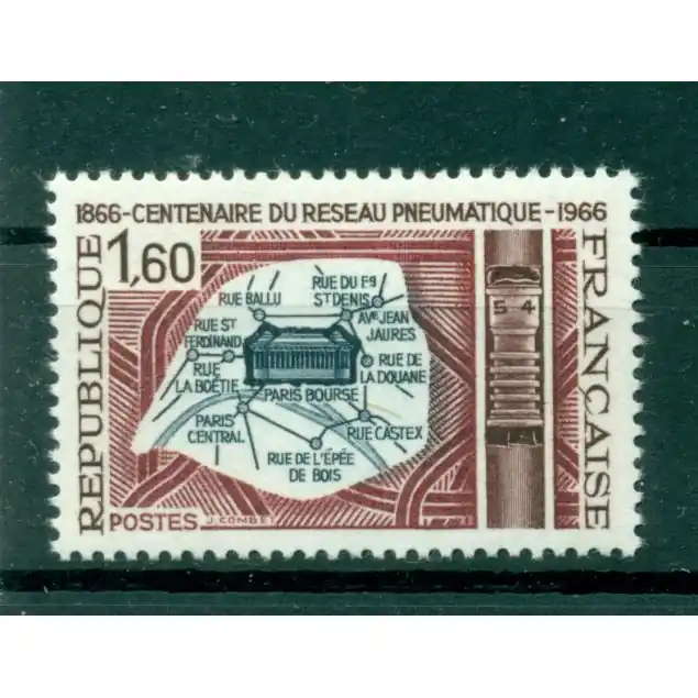 Achetez Aujourd’hui France 1966 - Y & T n. 1498 - Poste pneumatique