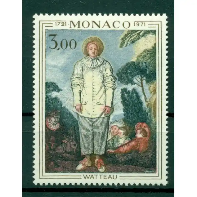 Monaco 1972 - Y & T n. 878 - Antoine Watteau Édition Limitée