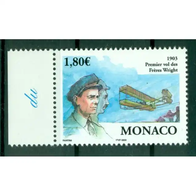 Monaco 2003 - Y & T n. 2399 - Premier vol des Frères Wright Nouvelle Collection