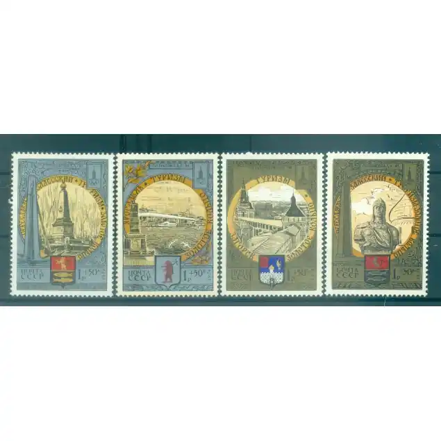 URSS 1978 - Y & T n. 4567/70 - Jeux olympiques d'été de 1980 Livraison Mondiale