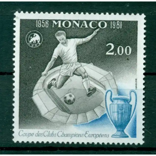 Meilleur Prix Monaco 1981 - Y & T  n. 1275 - Coupe des Clubs Champions européens