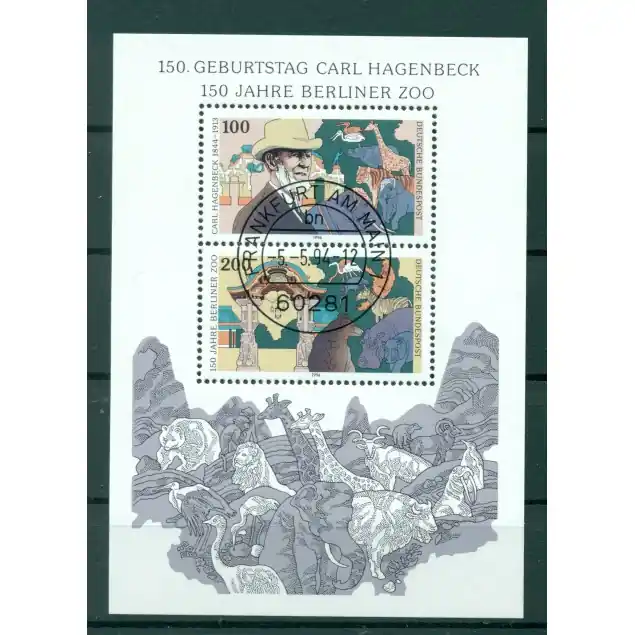 Allemagne  1994 - Michel feuillet n. 28 - Carl Hagenbeck Commander Maintenant