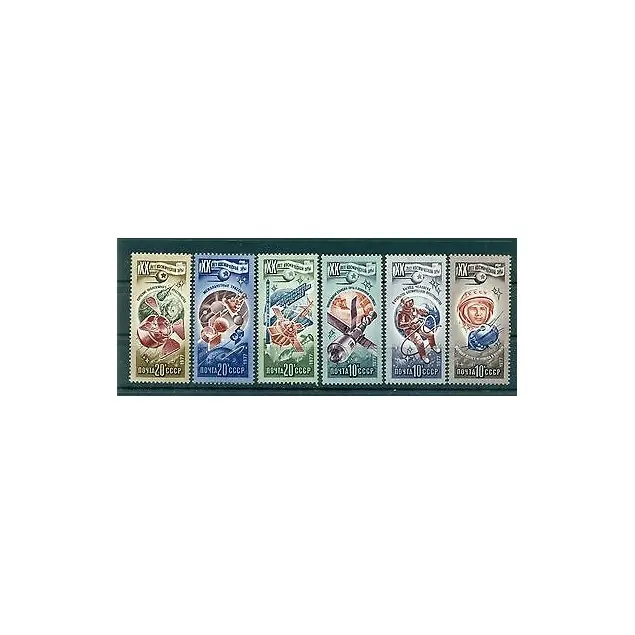 URSS 1977 - Y & T n. 4404/09 - 20e anniversaire de l'ère spatiale (Michel n. 4648/53) Achat Immédiat