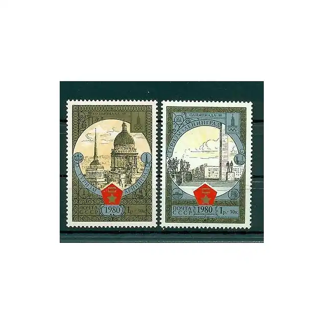 URSS 1980 - Y & T n. 4681/82 - Jeux olympiques d'été (Michel n. 4940/41) Nouvelle Collection