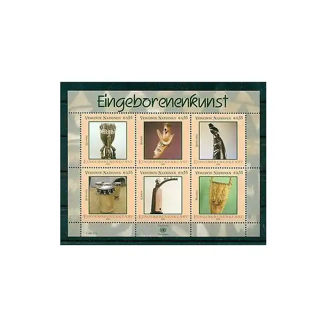 Prix Bas Nations Unies Vienne 2006 - Y & T n. 466/71 - Art Autochtone