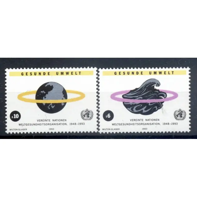 Nations Unies Vienne 1993 - Y & T n. 163/64 -  Organisation Mondiale de la Santé (Michel n. 147/48) Offre Exclusive