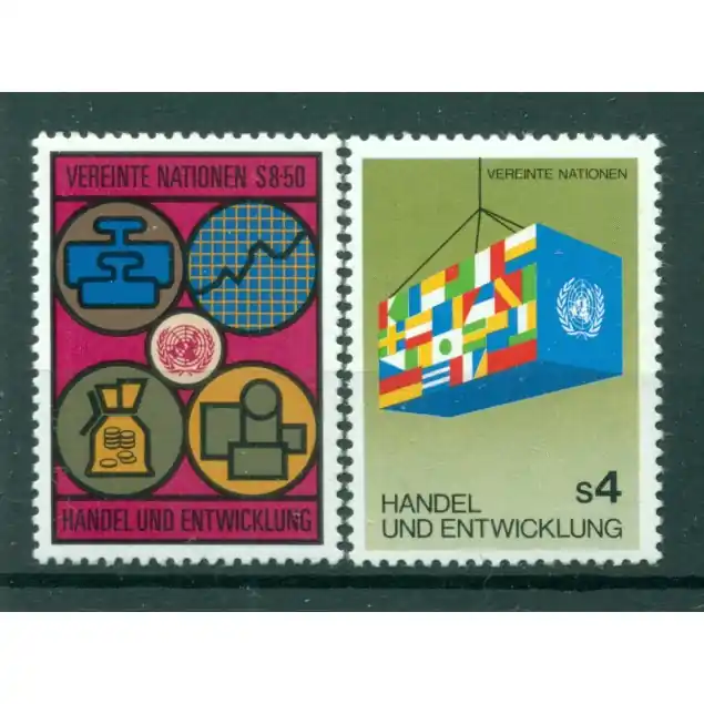 Nations Unies Vienne 1983 - Y & T n.34/35 - Commerce et Développement Meilleur Choix