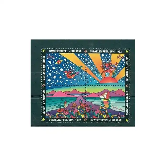 Nations Unies Vienne 1992 - Y & T n. 141/44 -  Sommet Planéte Terre (Michel n. 129/32) Affaire À Saisir