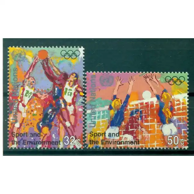 Nations Unies New York 1996 - Y & T n. 704/05 -  Jeux olympiques modernes (Michel n. 716/17) Nouvel Arrivage