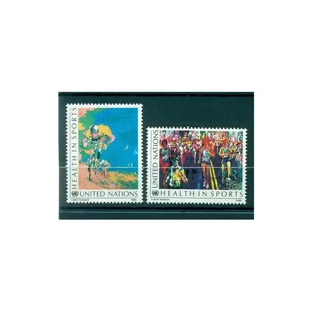 Vente Directe Nations Unies New York 1988 - Y & T n.519/20 - La Santé par le Sport (Michel n. 551/52)