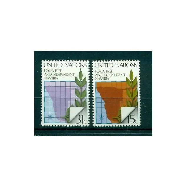 Nations Unies New York 1979 - Y & T n. 304/05 - Namibie (Michel n. 336/37) Seulement Aujourd’hui