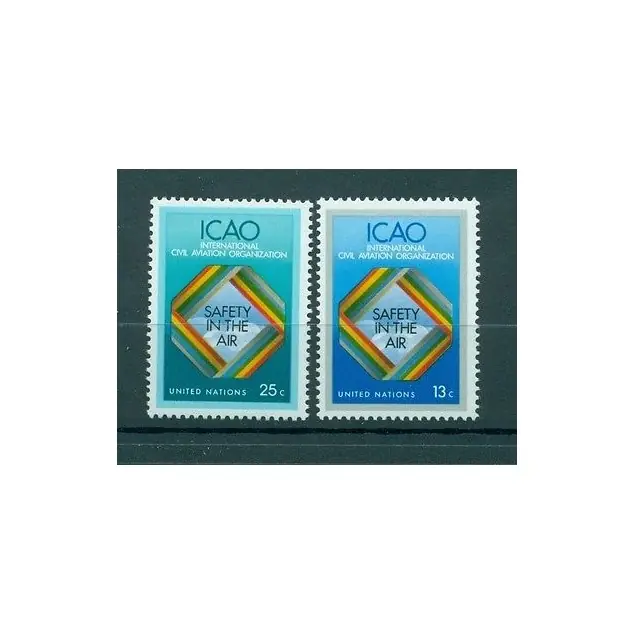 Bon Marché Nations Unies New York 1978 - Michel n. 290/91 -  OACI (Michel n. 322/23)