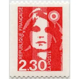 Timbre de collection France - 2628a Roulette Numro Rouge Réduction