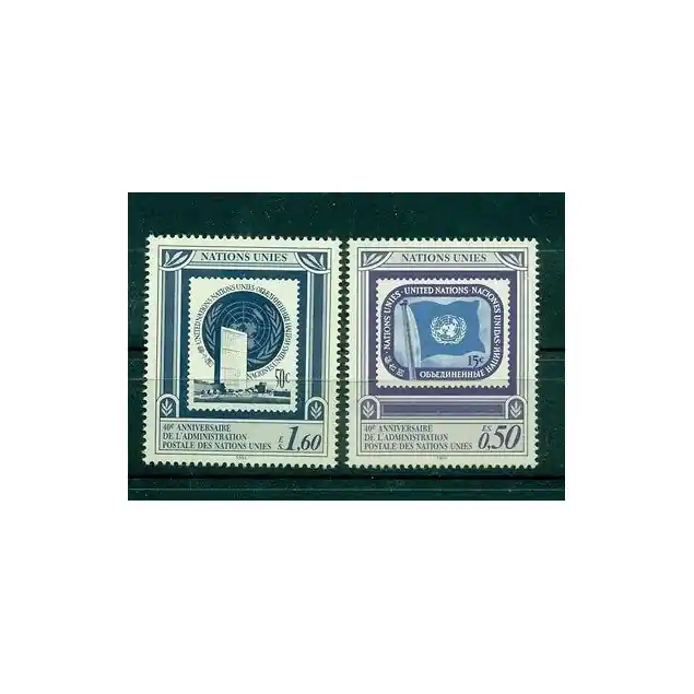 Nations Unies Genève 1991 - Y & T n. 214/15 - Administration Postale des Nations Unies (Michel n. 206/07) Top Vente