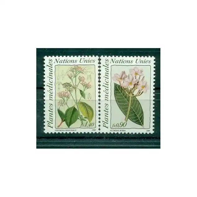 Meilleur Prix Nations Unies Genève 1990 - Y & T n.190/91 - Plantes Médicinales (Michel n. 186/87)
