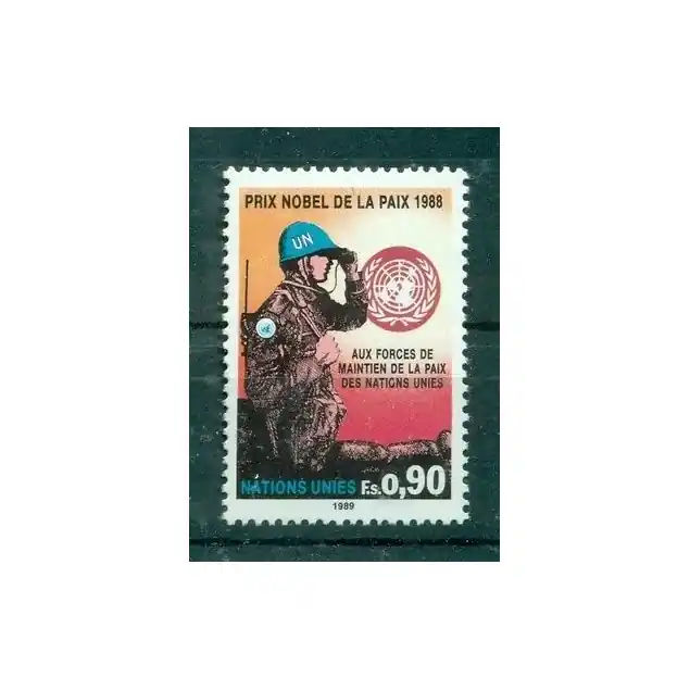 Nations Unies Genève 1989 - Y & T n. 175 - Prix Nobel de la Paix 1988 (Michel n. 175) Tendance