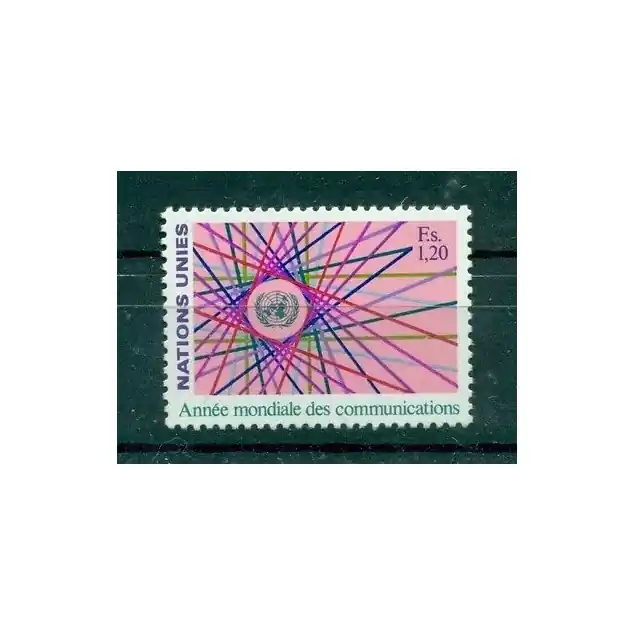 Promotion Nations Unies Genève 1983 - Y & T n. 111 - Année mondiale des communications (Michel n. 111)