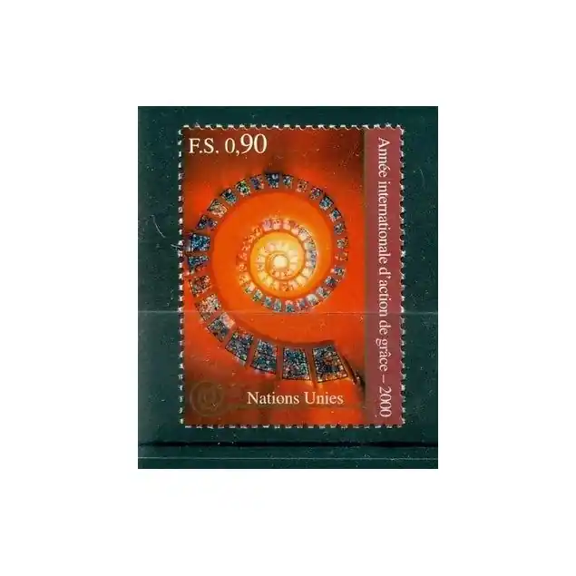 Nations Unies Genève  2000 - Y & T n. 400 - Année Internationale d'action de grâce (Michel n. 384) Satisfait Ou Remboursé