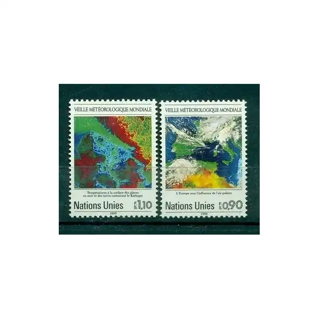 Offre Exclusive Nations Unies Genève  1989 - Y & T n.176/77 - Veille Météorologique Mondiale (Michel n. 176/77)
