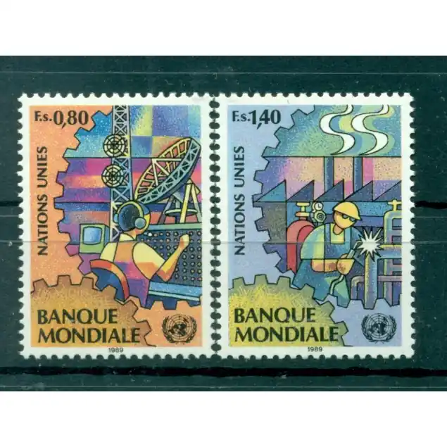 Achat Immédiat Nations Unies Genève  1989 - Y & T n.173/74 - Banque Mondiale (Michel n. 173/74)