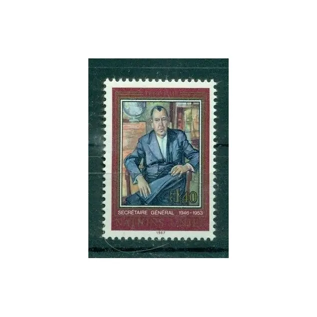 Meilleure Qualité Nations Unies Genève  1987 - Y & T n. 151 - Trygve Lie (Michel n. 151)