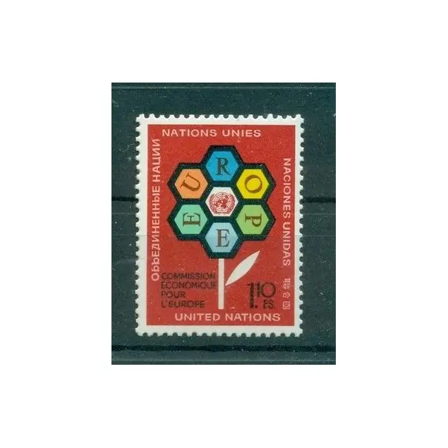Livraison Mondiale Nations Unies  Genève 1972 - Y & T n. 27 - Commission economique pour l'Europe (Michel n. 27)