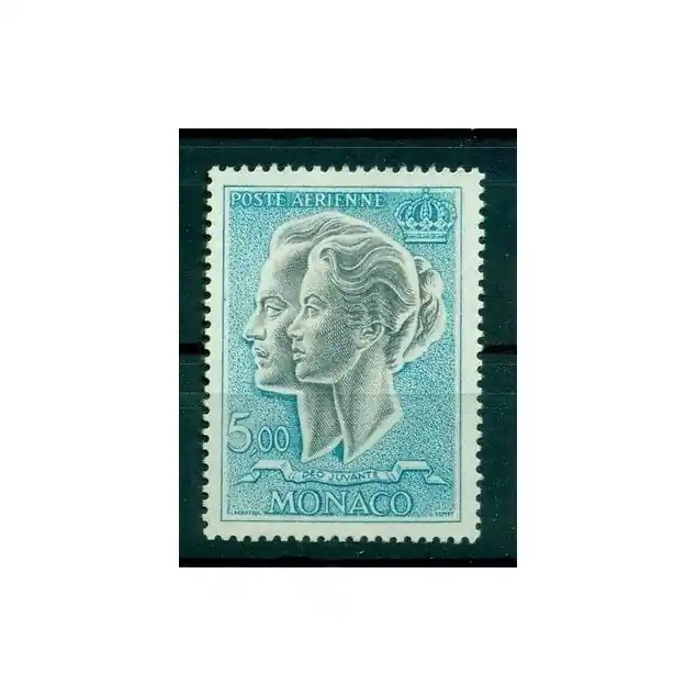 Offre Du Jour Monaco 1966/71 - Y & T  n. 89  poste aerienne - Couple princier