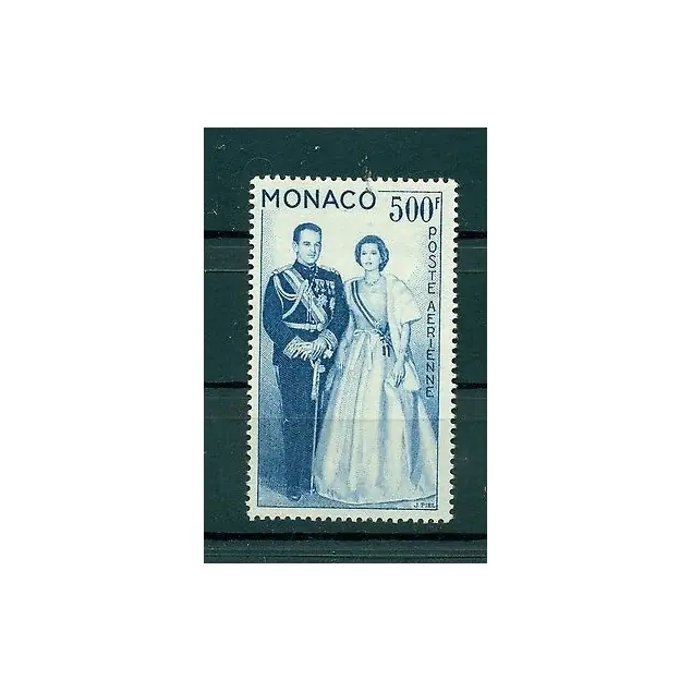 Monaco 1959 - Y & T  n. 72  poste aerienne - Couple princier Super Prix