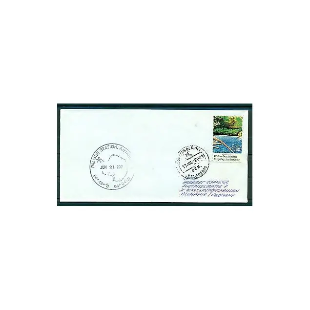 Chili 2001 -  Enveloppe Punta Arenas Usine Directe