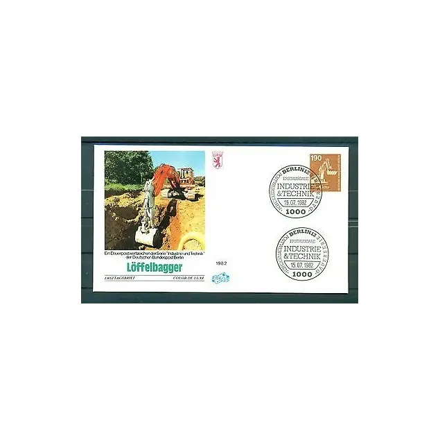 Marque Berlin Ouest 1982 - Y & T n.635 - Série courante