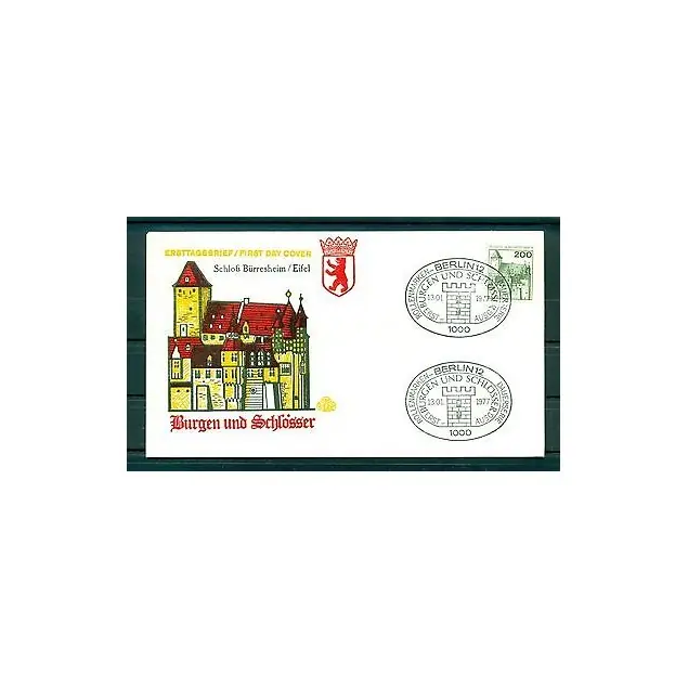 Livraison Gratuite Berlin Ouest  1977 - Y & T n.502 - Série courante