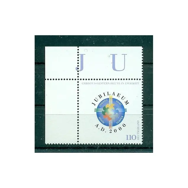 Allemagne  2000 - Y & T n. 1919 - Bimillénaire de la naissance du Christ Expédié Aujourd’hui