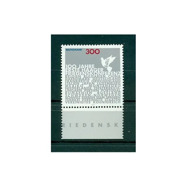 Produit De Marque Allemagne  1999 - Michel n. 2066 - 1er Conférence pour la Paix