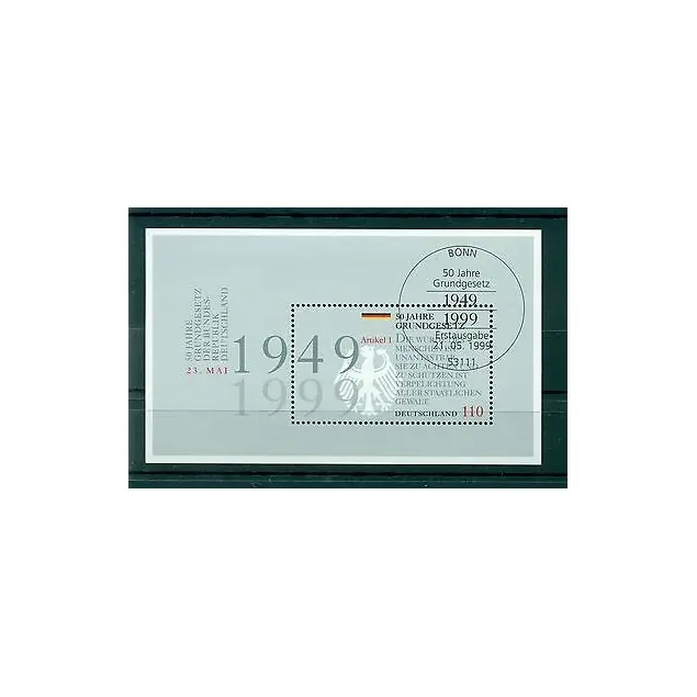 Haute Qualité Allemagne  1999 - Michel feuillet n. 48 - Loi fondamentale