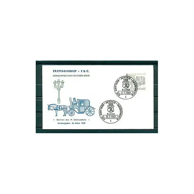 Berlin Ouest  1969 - Y & T n.305 - Berlin au XIXe siècle (I) Satisfait Ou Remboursé