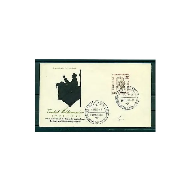 Berlin Ouest  1958 - Y & T n.148 - Berlinois célèbres (II) Retour Gratuit