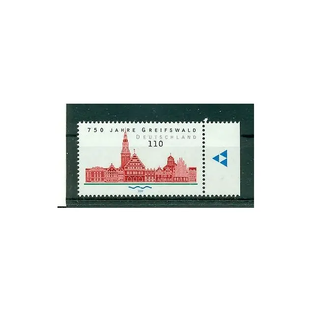 Allemagne  2000 - Y & T n. 1944 - 750e anniversaire de Greifswald Édition Limitée