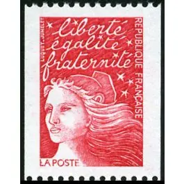 Timbre de collection France - 3084a Roulette Numro Rouge Satisfait Ou Remboursé