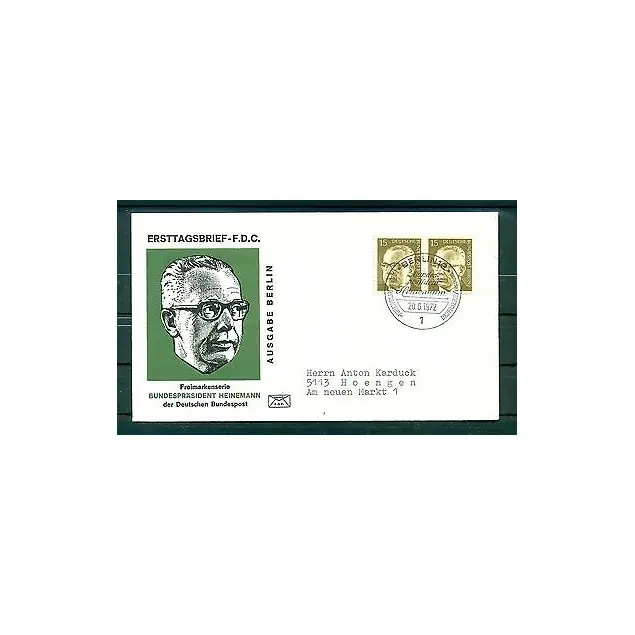 Berlin Ouest 1972 - Y & T n.341 A - Série courante Livraison Express