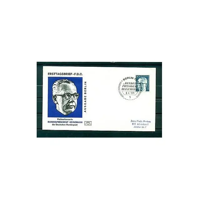 Berlin Ouest  1970 - Y & T n.346 - Série courante Garantie Incluse