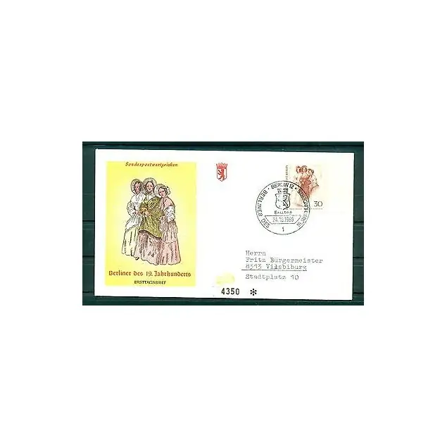 Produit De Marque Berlin Ouest  1969 - Y & T n.326 - Berlin au XIXe siècle (II)