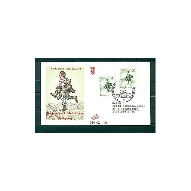 Berlin Ouest  1969 - Y & T n.307 - Berlin au XIXe siècle (I) Bon Marché