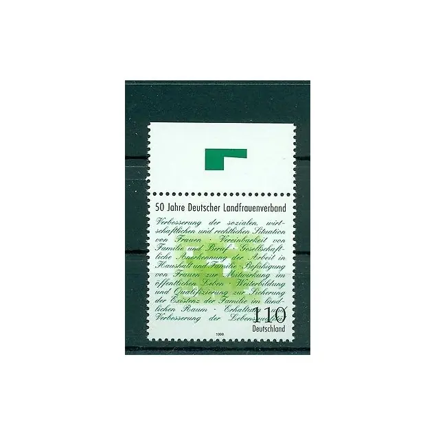 Allemagne  1998 - Y & T n. 1820 - Association des Cultivatrices allemandes Bon Marché