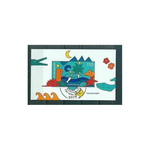 Allemagne  1998 - Michel feuillet n. 42 - Pour nous les Enfants Marque